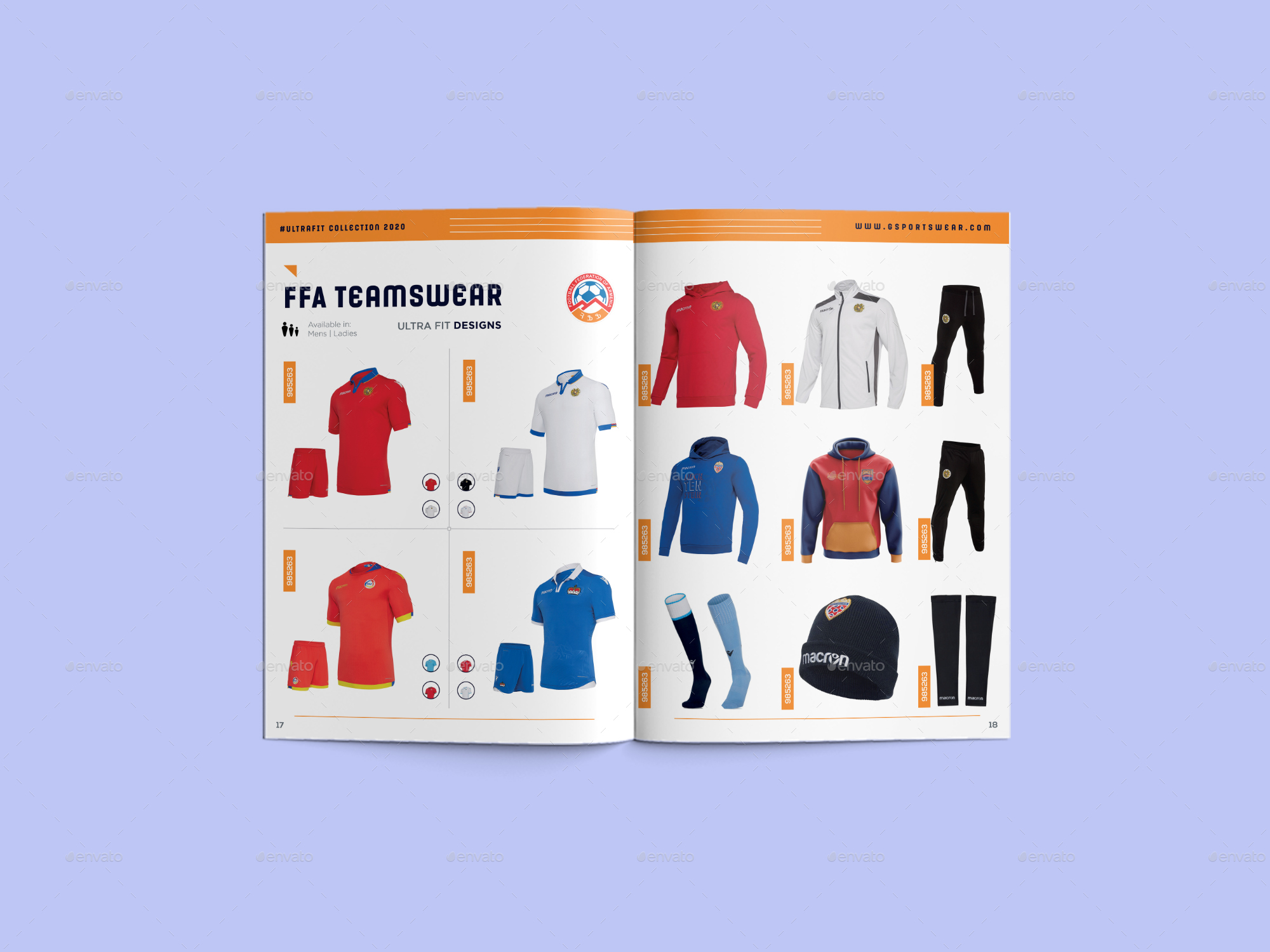 Sportswear Catalog Template, Print Templates | GraphicRiver