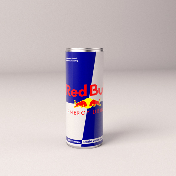 Redbull Can By Sami3dd 3docean