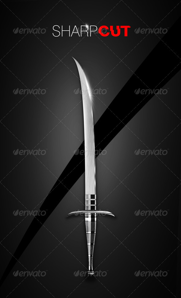 Layered Steel Sword - Objects Illustrations