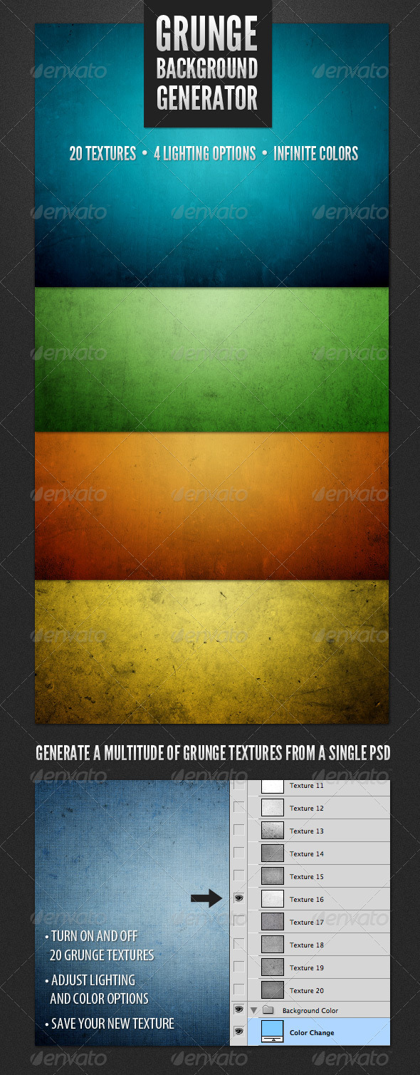 Modern Grunge Background Generator - Backgrounds Graphics