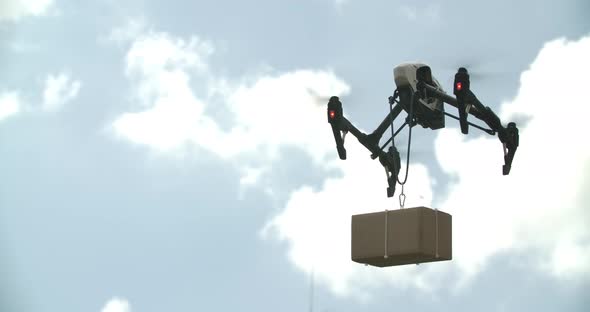 Delivering Parcel with Modern Drone alt