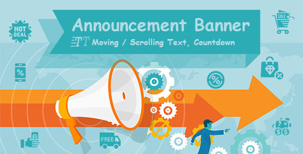 Top Banner with Moving Text