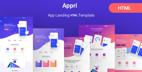 Appri - App Landing HTML5 Template by basictheme