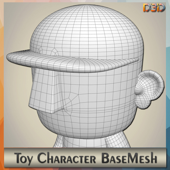 Toy Character BaseMesh - 3Docean 24627998