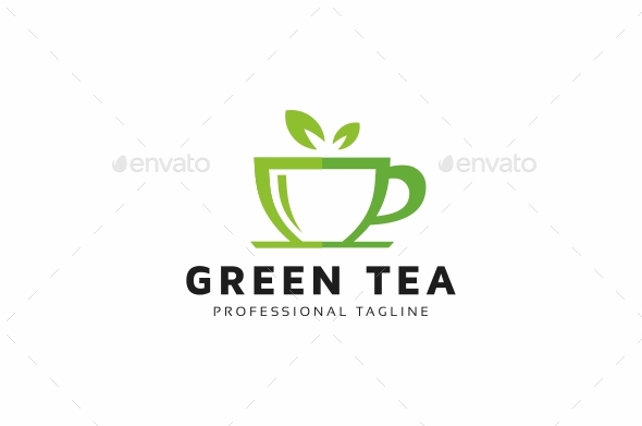 Green Cup Tea Logo, Logo Templates | GraphicRiver