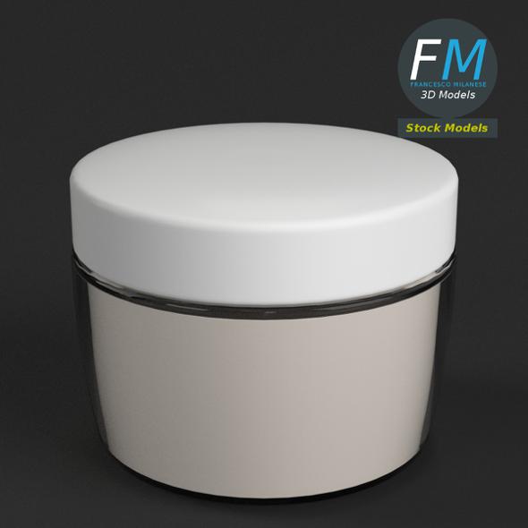 Face cream jar - 3Docean 23984494