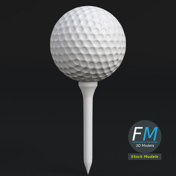Golf ball and - 3Docean 18593071