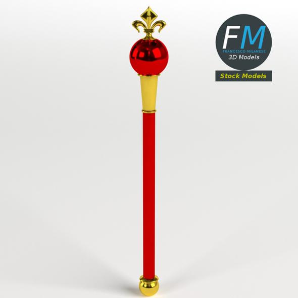 Heraldic scepter - 3Docean 24118757