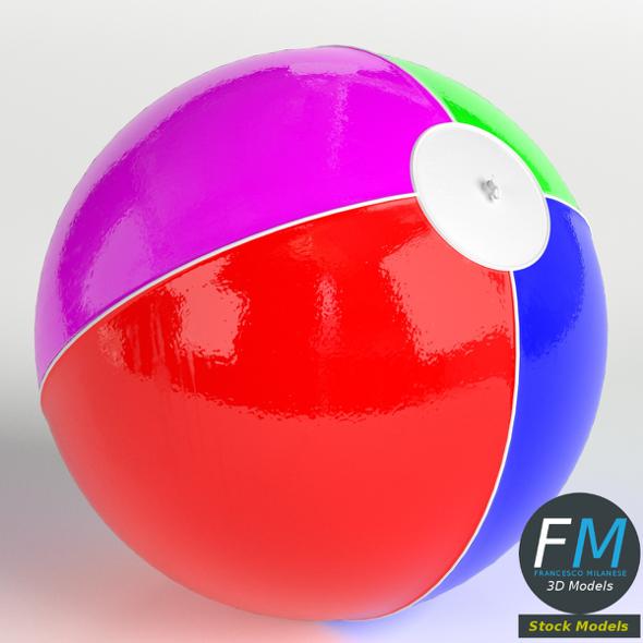 Inflatable beach ball - 3Docean 23340199