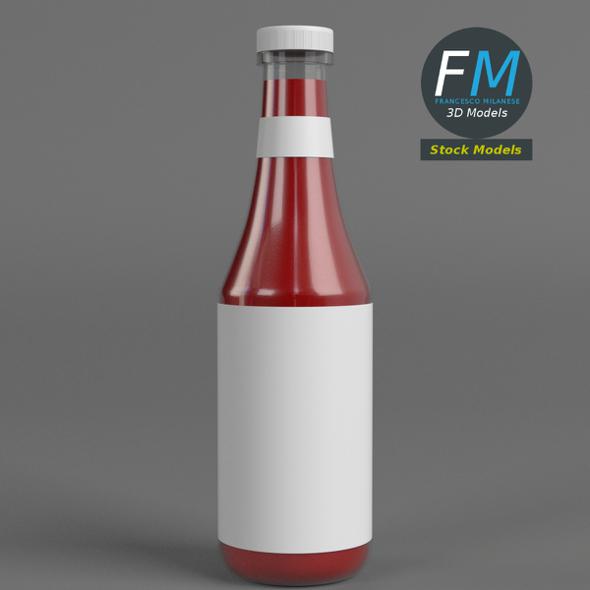 Ketchup bottle - 3Docean 23585283