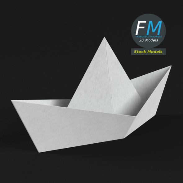 Paper boat - 3Docean 23213097