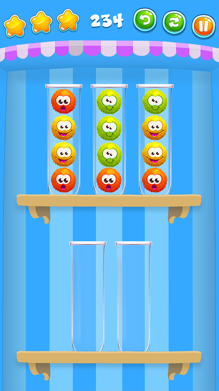 Fluffy Ball Stack Puzzle Game [Android] by milanitaliya CodeCanyon