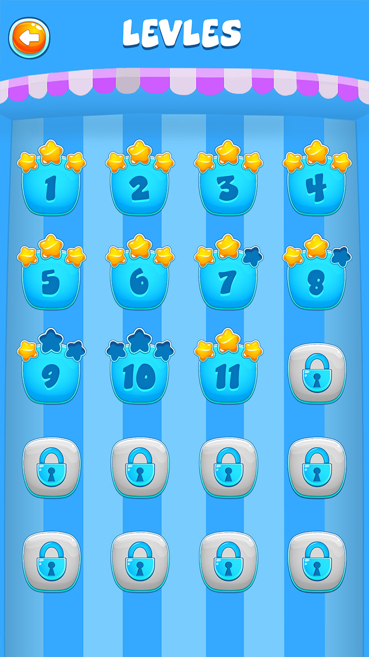 Fluffy Ball -Stack Puzzle Game [Android] by milanitaliya | CodeCanyon