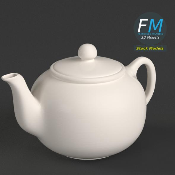 Porcelain teapot 1 - 3Docean 23937628