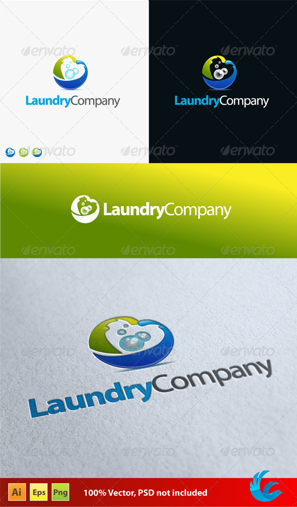 Laundry Company - Company Logo Templates