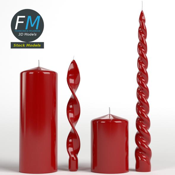 Red candles - 3Docean 22912776