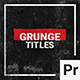Grunge Titles | Essential Graphics - VideoHive Item for Sale