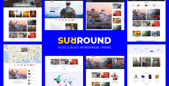 Surround - Vlog & Blog WordPress Theme