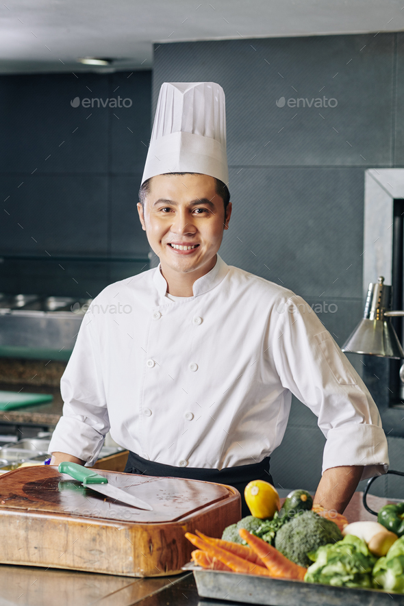 asian chef hat