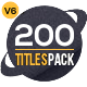 200 Titles Collection | Premiere Pro - VideoHive Item for Sale