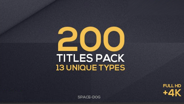 200 Titles Collection | Premiere Pro
