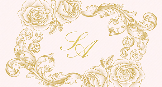 Floral Elegant Wedding Invitation