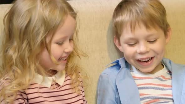 Joyous Kids Laughing Together alt