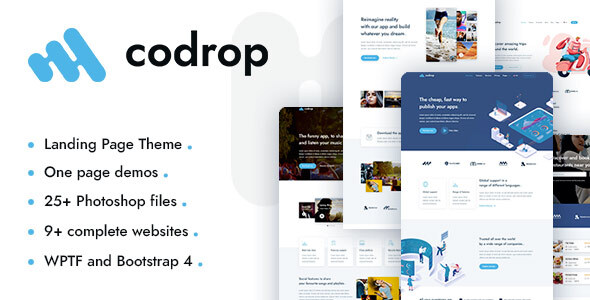 Codrop - App Landing Page Theme