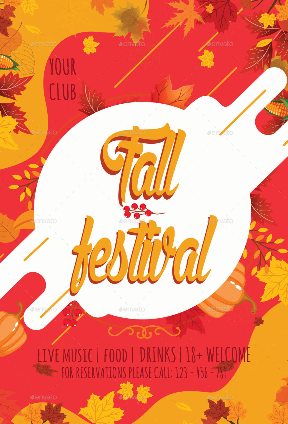 Fall Festival, Print Templates 