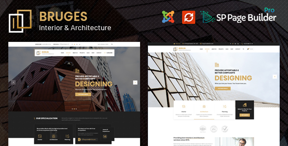 Bruges - Architecture & Interior Design Joomla Template