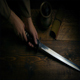 Samurai Sword Is Picked Up Off Table - VideoHive Item for Sale