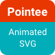 Pointee Animated Touch and Gesture Icons