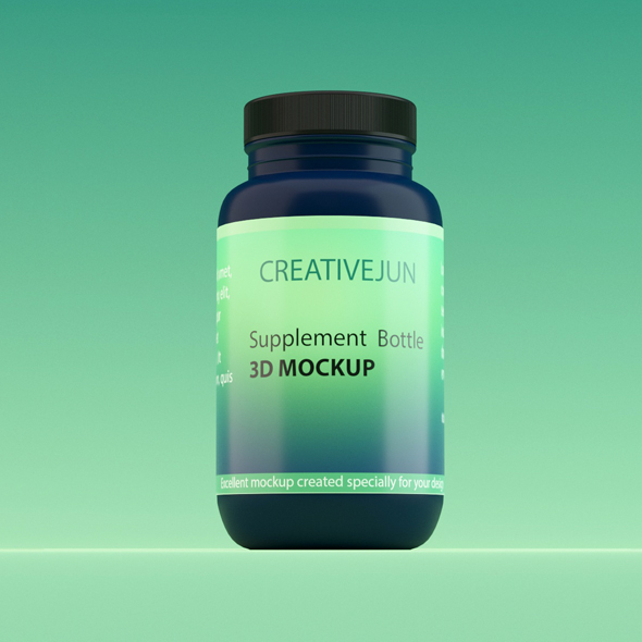 Supplement Bottle - 3Docean 24663859