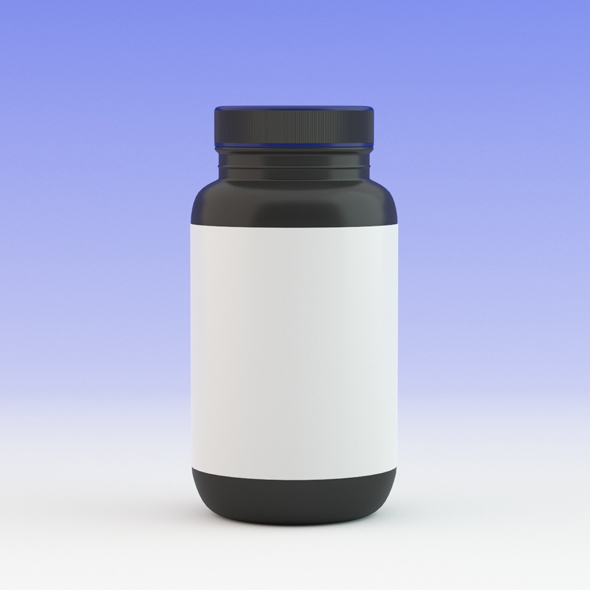 Supplement Bottle - 3Docean 24663890