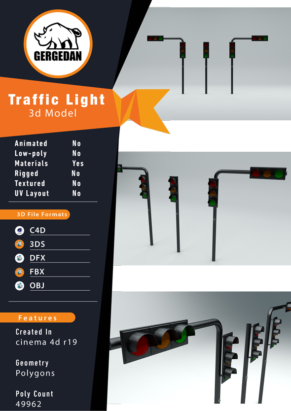 Traffic Light Pack - 3Docean 24664081