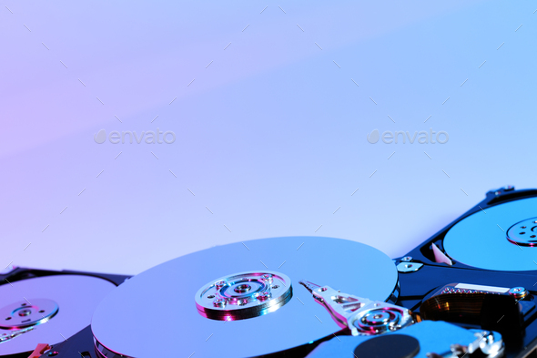 hard discs - Stock Photo - Images
