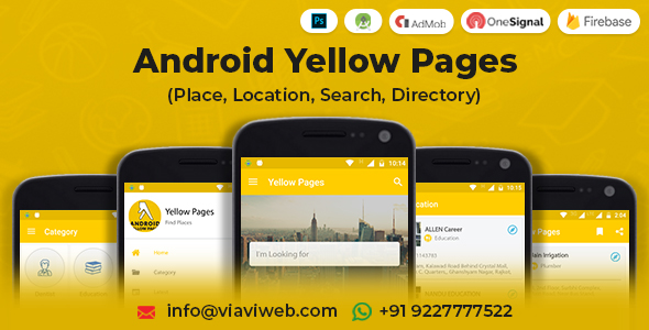 Android Yellow Pages - CodeCanyon 8971419