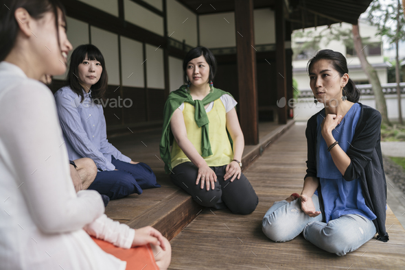 Group Of Japanese Friends Visiting Kyoto Stock Photo By Jpozzi | PhotoDune