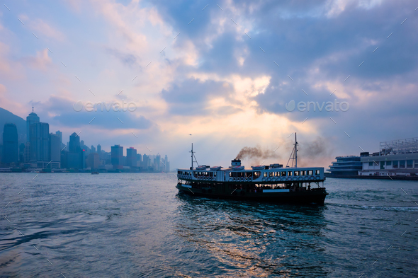 Hong Kong skyline. Hong Kong, China - Stock Photo - Images