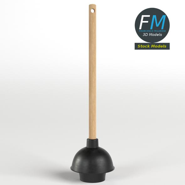 Toilet plunger - 3Docean 23946320