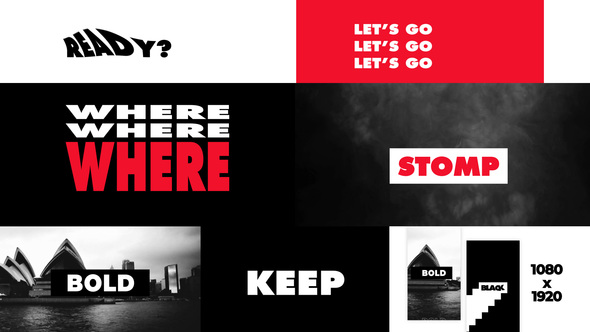 Stomp Bold Typography - VideoHive 24670820