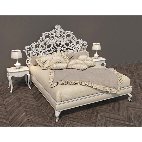 Classic Bed 3 - 3Docean 24670926