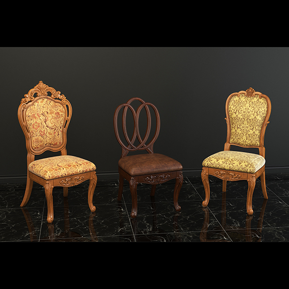 Classic Chair - 3Docean 24671407