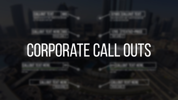 Corporate Call Outs - VideoHive 24666764