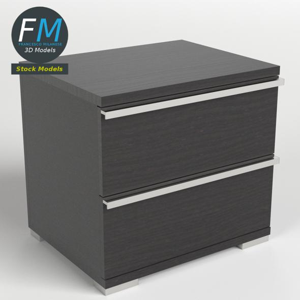 Two drawers bedside - 3Docean 24247740