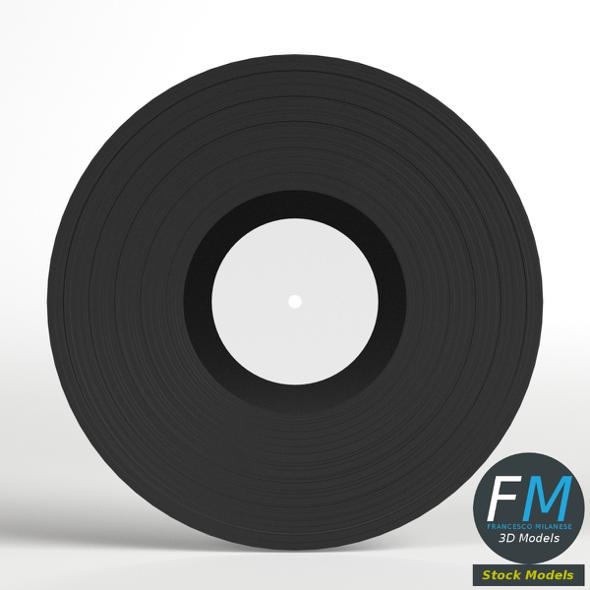 Vinyl Phonograph Record - 3Docean 22898429