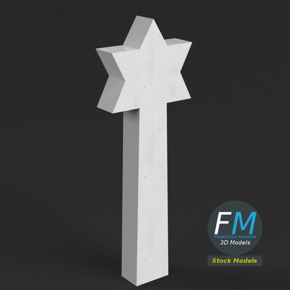 War memorial gravestone - 3Docean 23867684