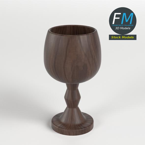 Wooden goblet - 3Docean 23631549