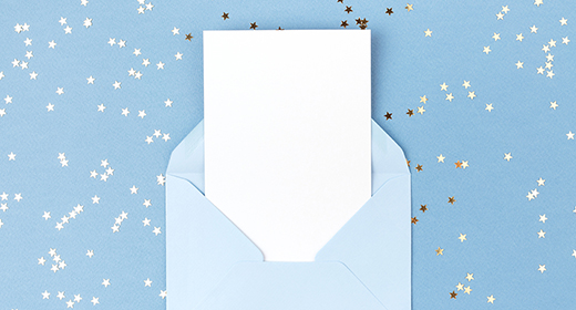 Envelope with Empty Cards