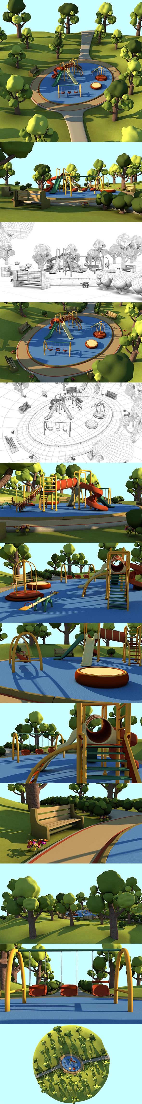 Toon Playground - 3Docean 24676968